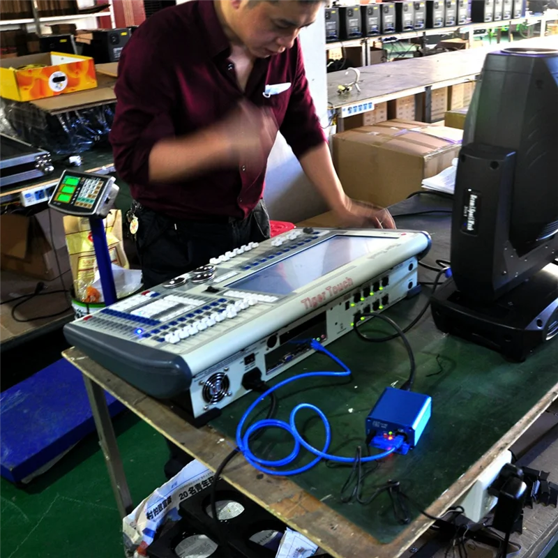 5 Pin 2 Port DMX Artnet Stage Light Controller 5PIN Xlr Socket 2 Way DMX Signal Exchange Tool RJ45 Net Connector