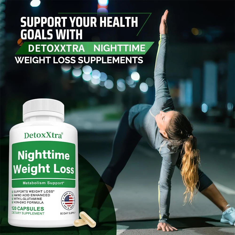 Night Time Fat Burner Supplement -  Promotes Metabolism, Controls Appetite, and Relaxes The Mind and Body