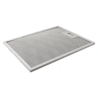 Filtro de campana extractora de malla metálica 340x270x9 mm con 5 capas de filtración de grasa aluminizada para ventilación de campana extractora