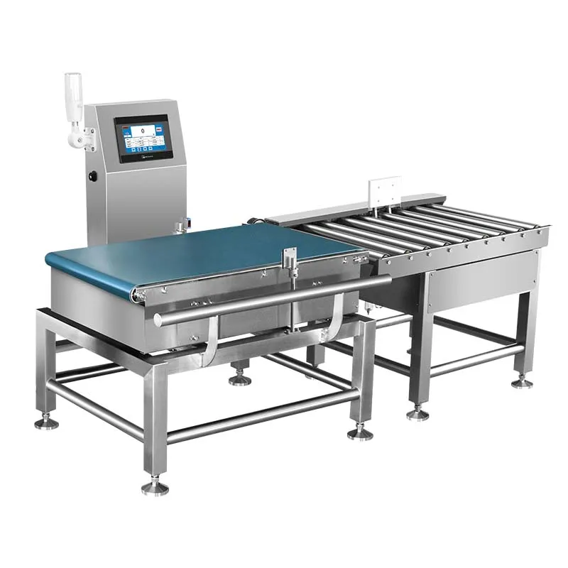 Conveyor Belt Checker Opcional, Rejector System for Carton Glass Bottle Pouch Indústria Alimentar