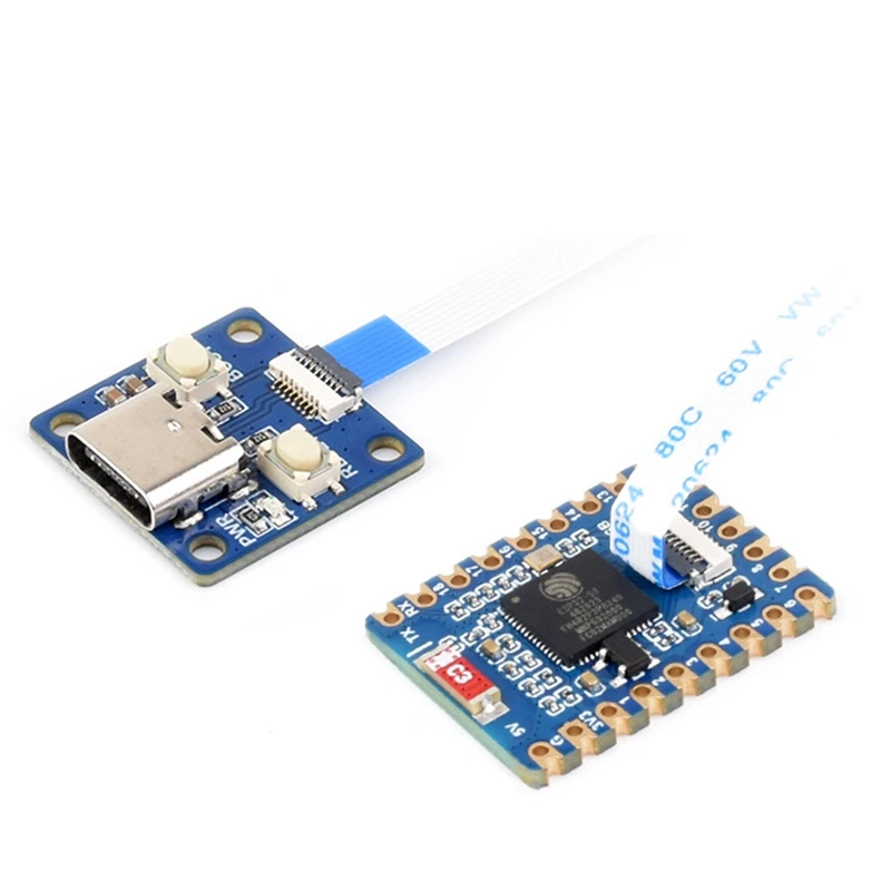 ESP32-S3-Tiny Development Board Kit+FPC Cable Bluetooth LE+2.4G Wifi ESP32-S3FH4R2 ESP32-S3 Mini Development Board