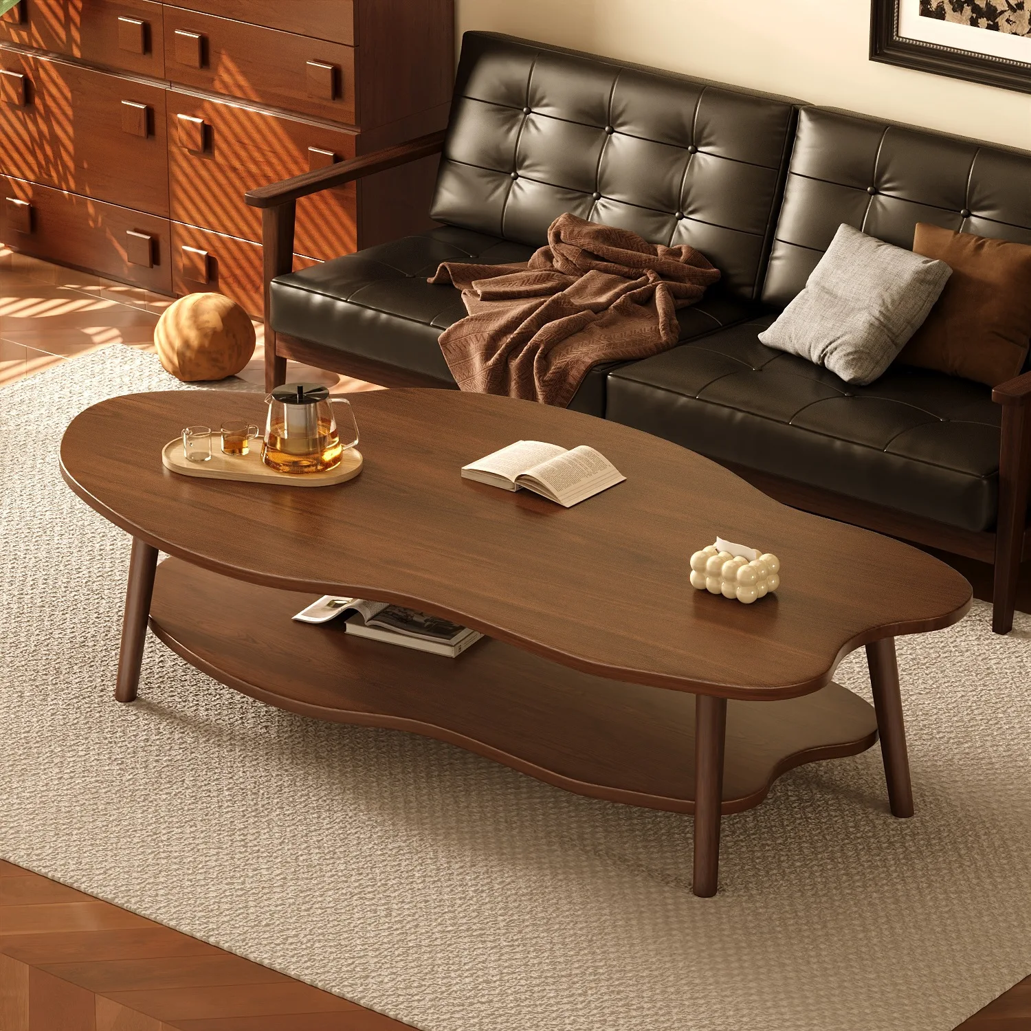 Tea Table, Small Apartment, Simple Small Table, New Light Luxury Sofa, Tea Table, Living Room, Household Cloud Table