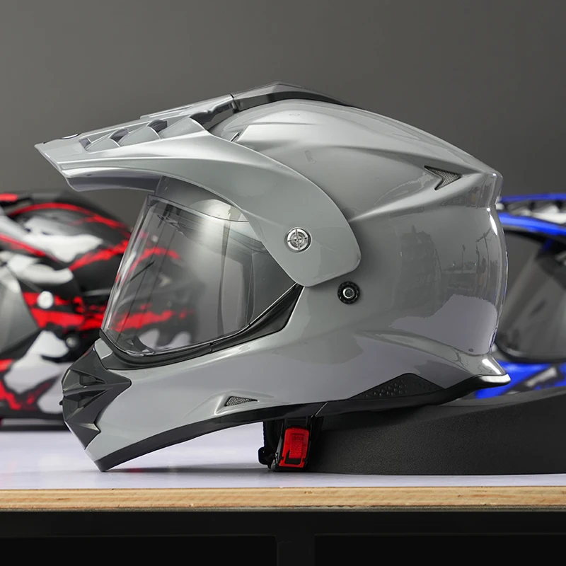 DOT Certification Ryzen Motorcycle Rally Helmet Men's Off-road Motorcycle Helmet Electric Scooter Full Helmet RSV helmets