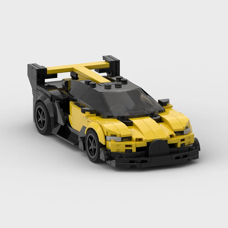 Neue heiße Moc Bugatti Bolide Vision GT Racing Speed Champion Racer Bausteine Ziegel kreative Garage Spielzeug für Jungen Geschenk DIY Set