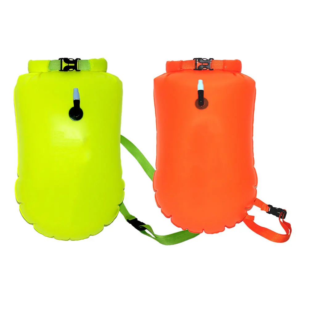 الأصفر المهنية حقيبة جافة مقاومة للماء في الهواء الطلق PVC تجمع التجديف الانجراف التخييم القوارب حزمة تخزين متعددة الوظائف