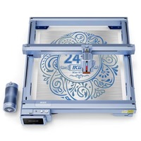 IKIER K1 Pro 24W Portable Automatic Laser Marking Cutting Laser Engraving Machines for Metal Wood Acrylic Plastic Glass Steel