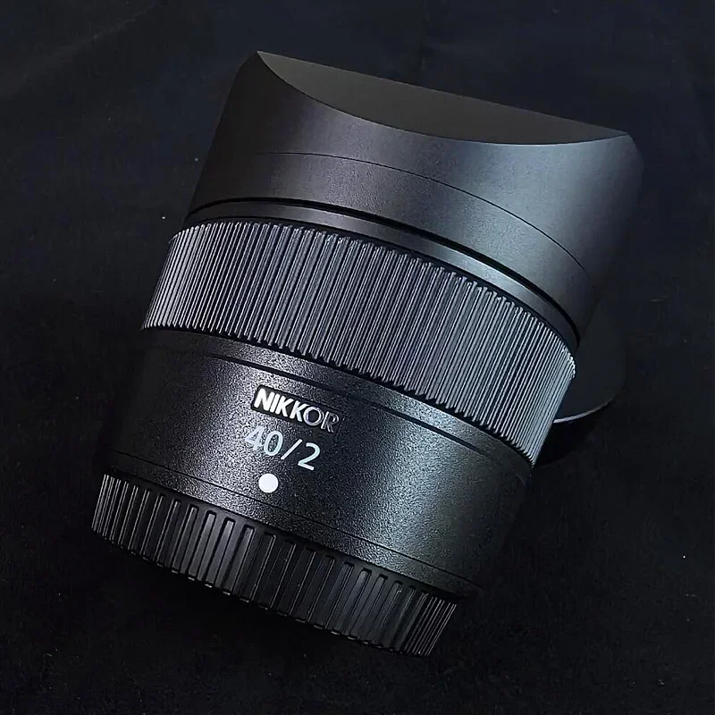 อลูมิเนียม Bayonet Square เลนส์สําหรับ Nikon NIKKOR Z40mm F2.0 เลนส์อะแดปเตอร์แหวนและฝาครอบเลนส์