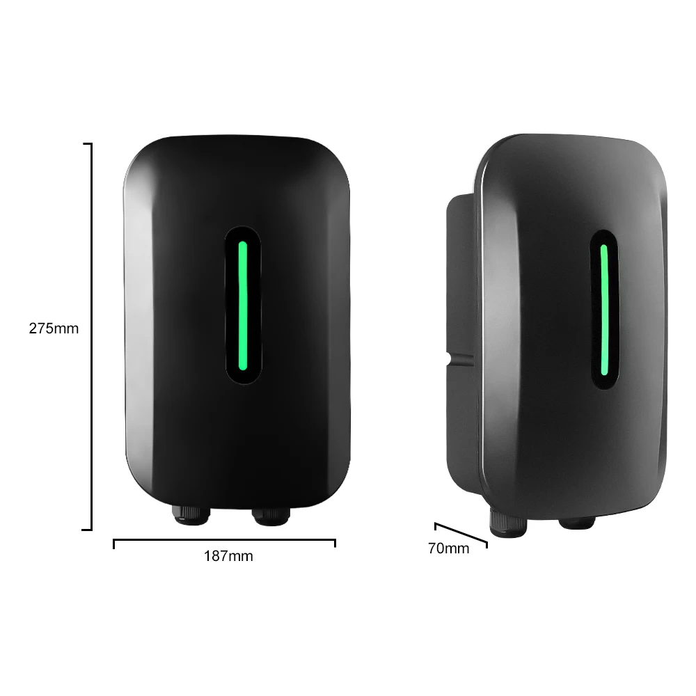 IPENGEN Type2 32A 1 المرحلة محطة شاحن سيارات كهربائية 7KW IEC62196-2 شاحن السيارة الكهربائية EVSE صندوق الحائط شحن سريع التوصيل والتشغيل