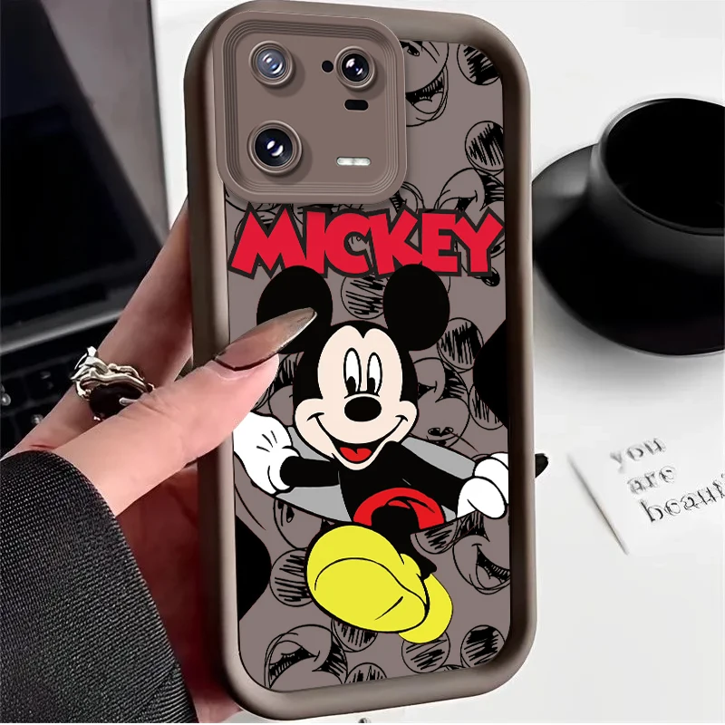 เคสดิสนีย์ Mickey สำหรับ Xiaomi redmi Note 13 12 Pro PLUS 4G 5G 13C 12C เทอร์โบ11 11S 10S 9 10A 10C 9C A2 A1ฝาครอบซิลิโคนนิ่ม