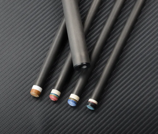 SW Custom Wholesale Ultra Low Deflection Carbon Fiber Cue Shaft, 9/10/11.5/13mm, Uniloc Radial & 3/8-10 Joint