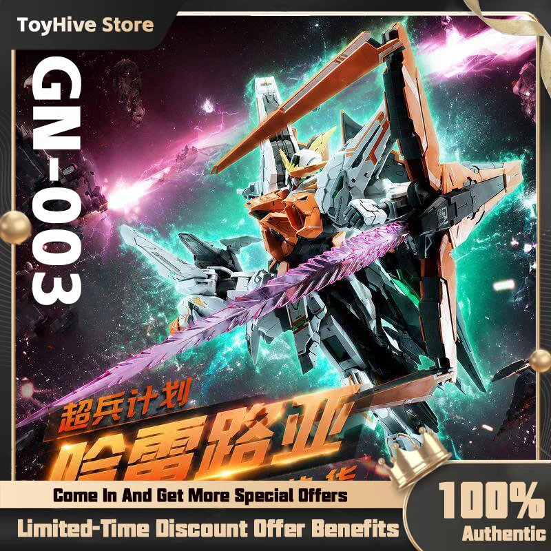 

【IN STOCK】Super Soldier Program Model MG 1/100 Kyrios Transformable Mecha Model Kit Allelujah Action Figure Model Toy Gifts