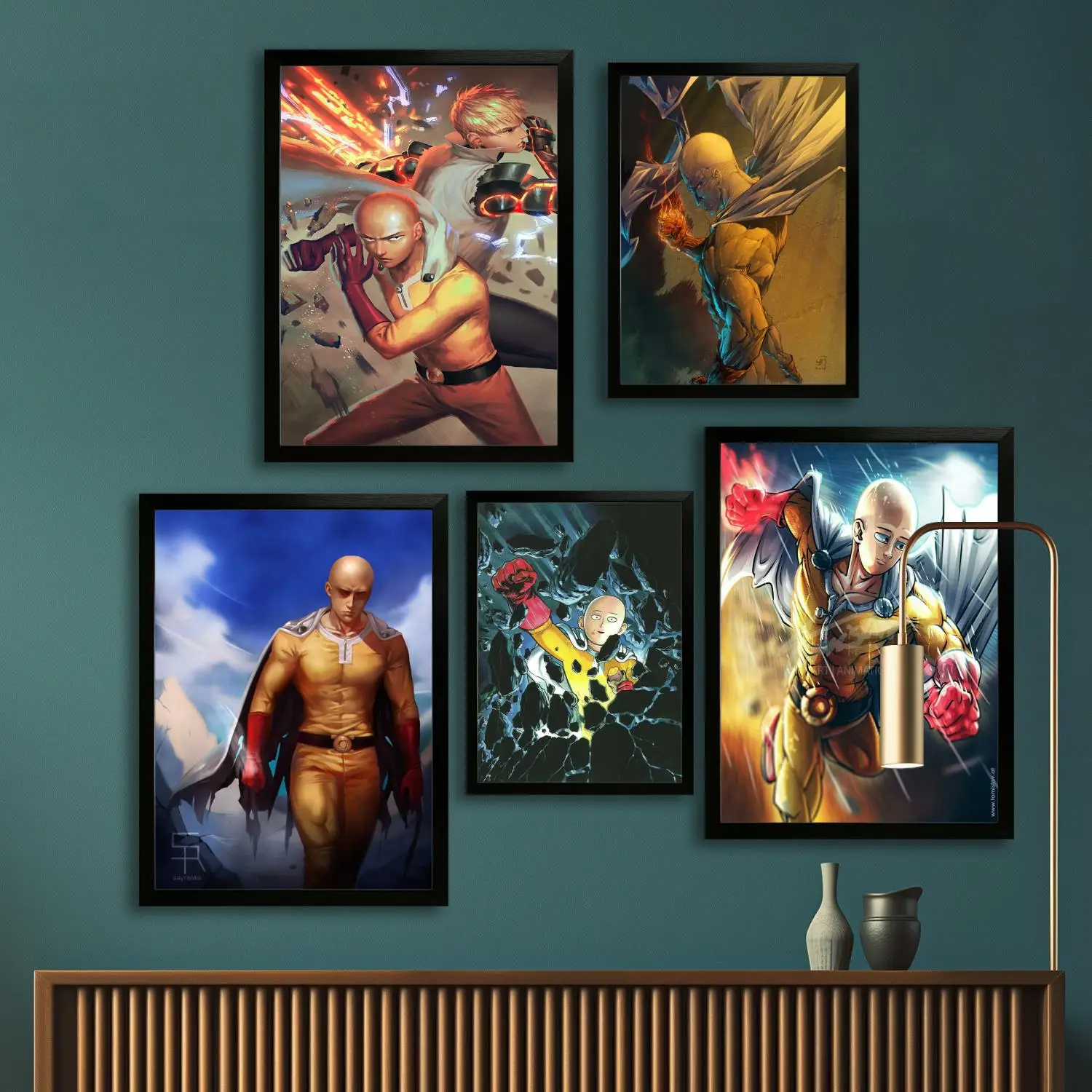 saitama Canvas Art Poster and Wall Art, Picture Print, Modern Family, Bedroom Decor, Posters,Decorative painting