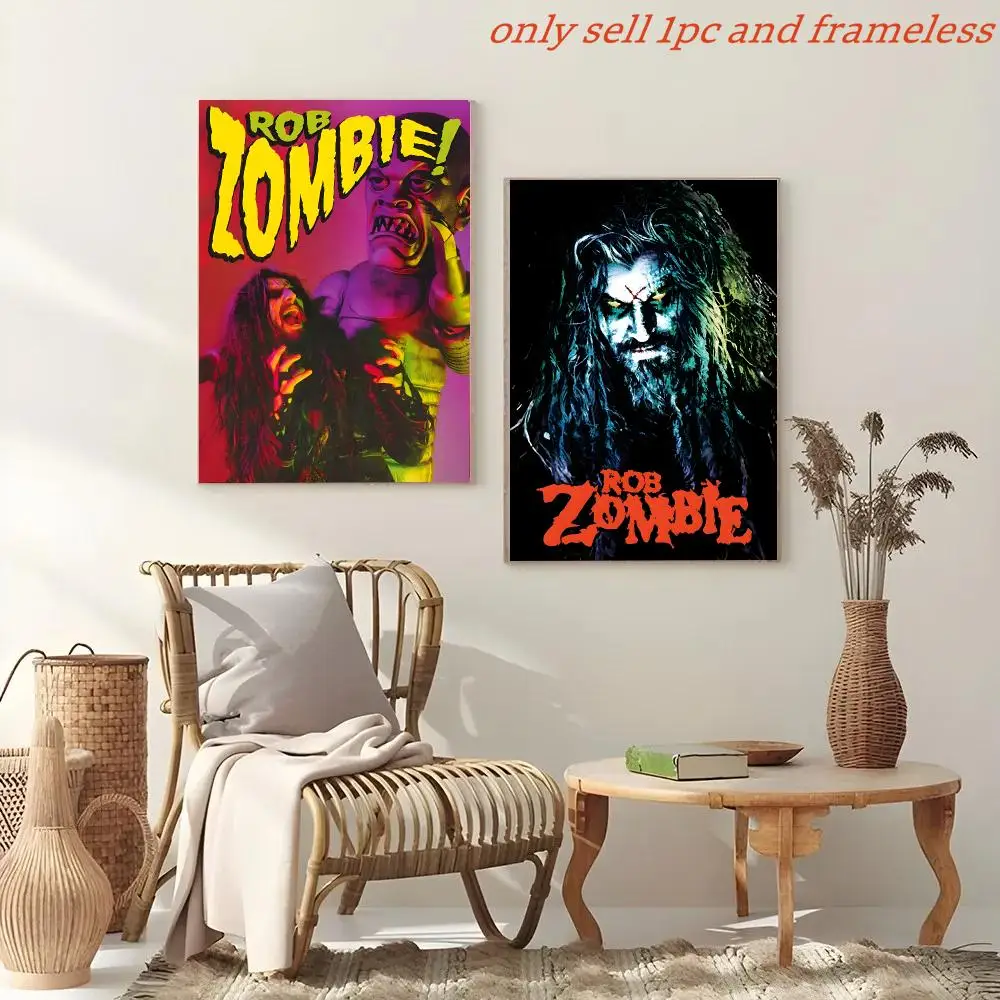 Singer R-Rob Z-Zombie Poster Painting And Print Wall Art Picture For Home Room Decor Gifts