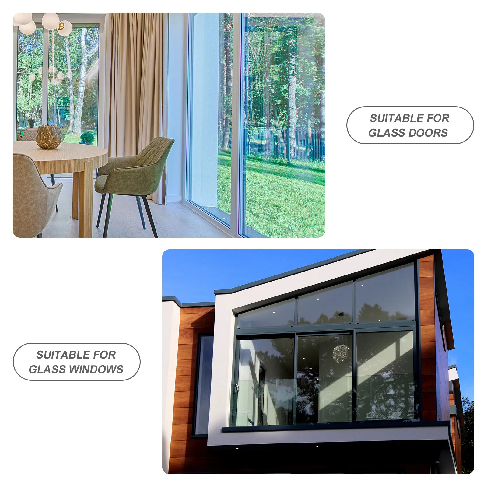 Sun Catcher Window Decal Rainbow Prism Film for Glass Windows Bird Collision Prevention Anti-Bird Sticker Static Cling