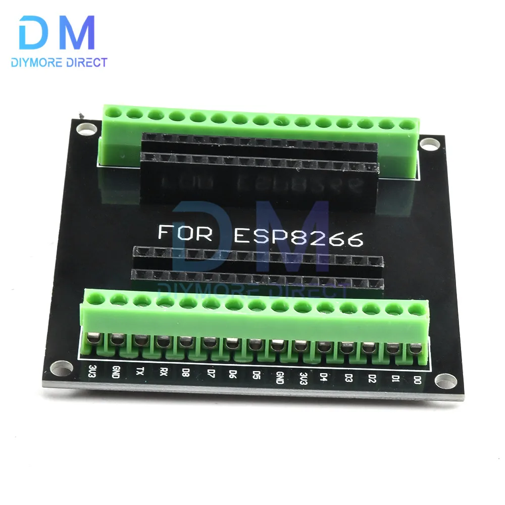 ESP8266 Breakout Board for GPIO 1 into 2 for ESP8266 ESP-12E NodeMCU Development Board Compatible With GPIO Expansion Board