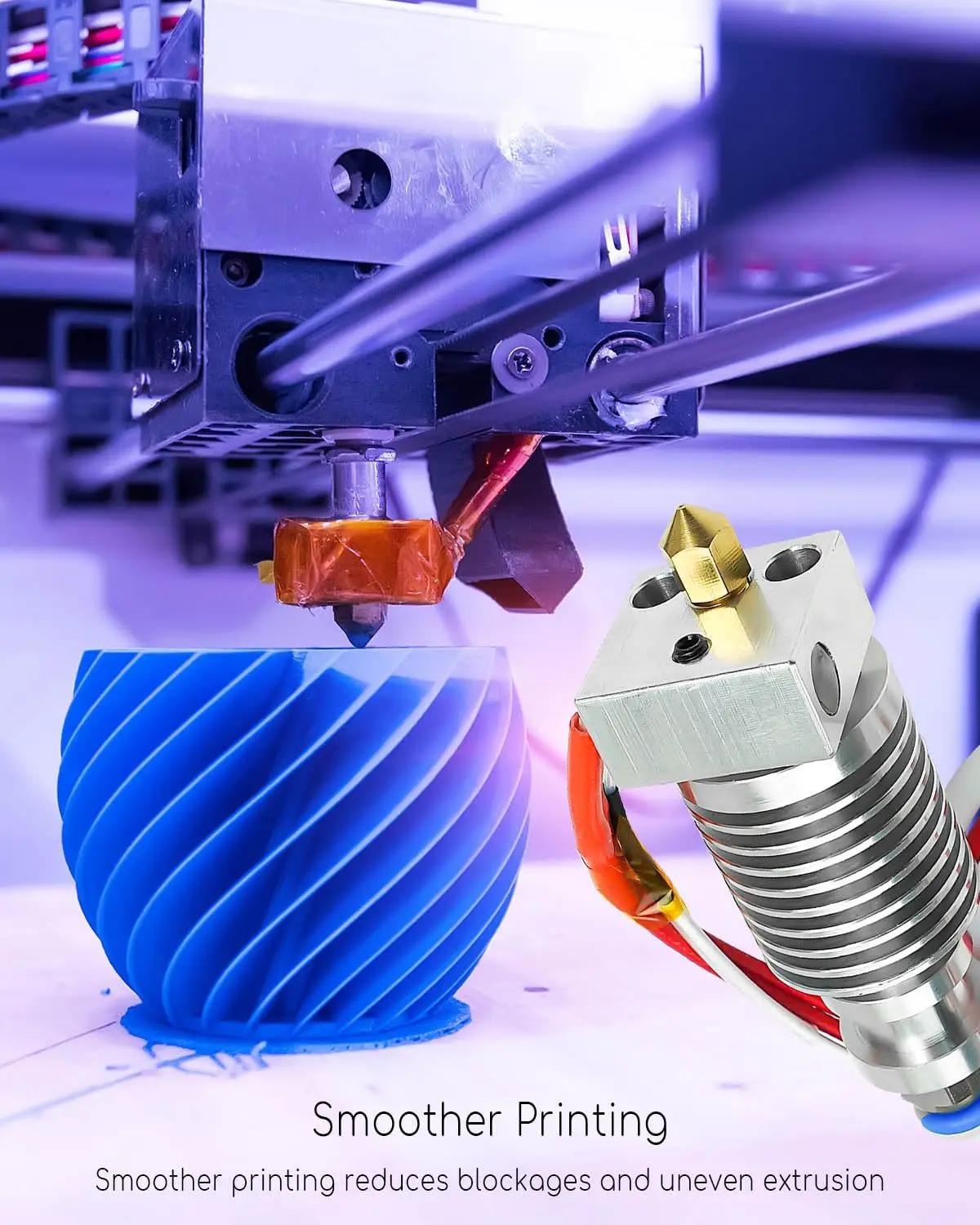 Creality Hot End Kit CR-10V2/CR-10 V3 Hotend Nozzle Kit Extruded Kits for CR-10 V2/V3 Creality 3D Printer