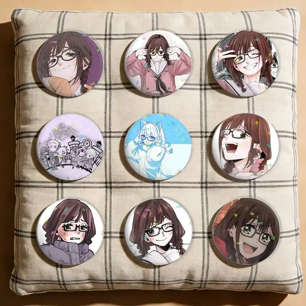 

Y-Yuzuhara Madoka Laser Badge Creative Pins Brooch for Bag Clothes Hat Decor Gifts Fans Collect