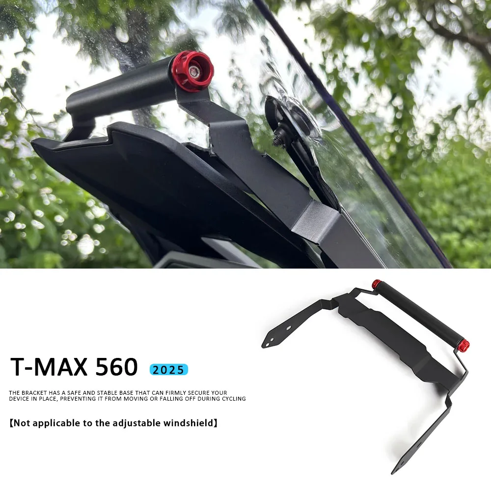 

22MM Rod Mobile Phone Holder Stand Motorcycle Accessories GPS Navigation Plate Bracket For YAMAHA TMAX 560 TMAX560 T-MAX560 2025