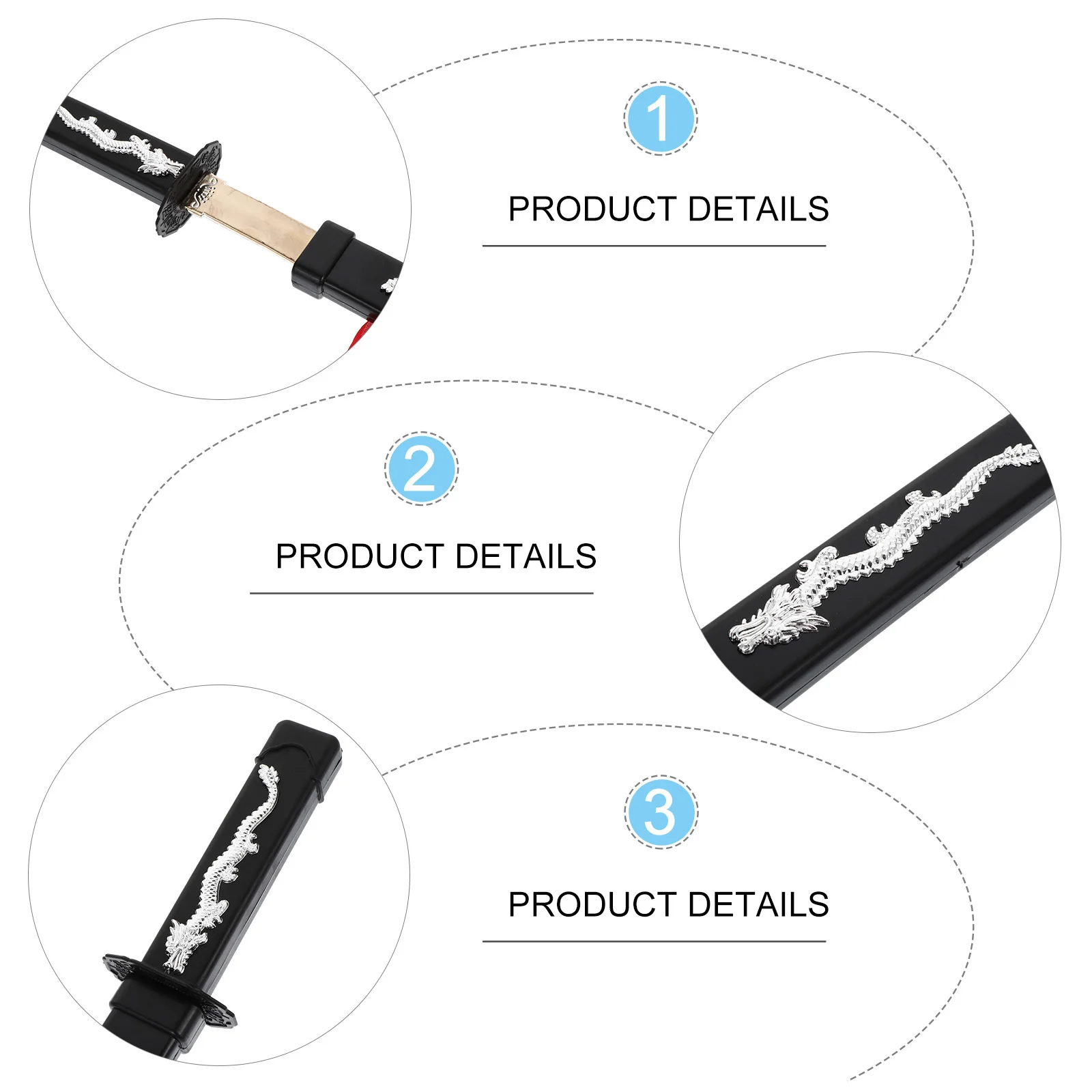 سيف الهالوين الإبداعي التنكري الدعائم البلاستيكية للأطفال حفلة لصالح زي لوازم خفيفة الوزن وآمنة #1