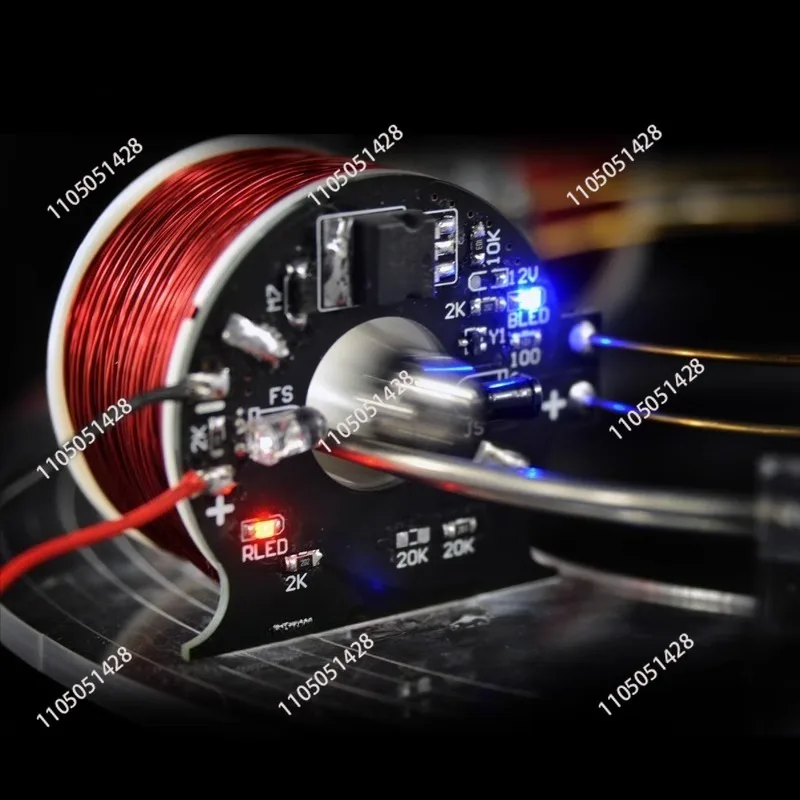 Electromagnetic Cyclotron  Four Coils Circular Accelerator Scientific Experiment Equipment Physics Teaching Aids Model