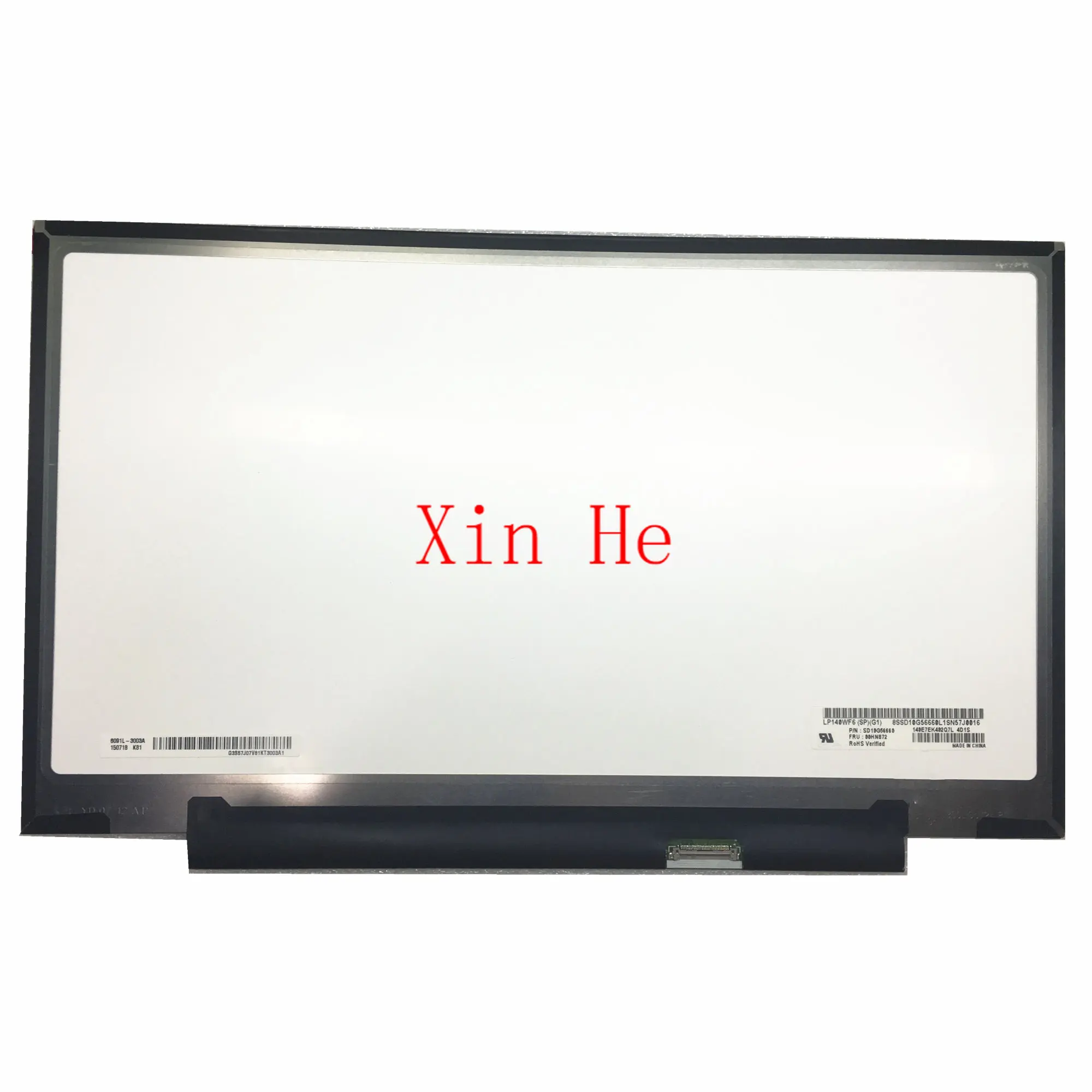 

LP140WF6-SPG1 LP140WF6 SPG1 for Lenovo X1 YOGA LCD screen 30pin 1920*1080 IPS