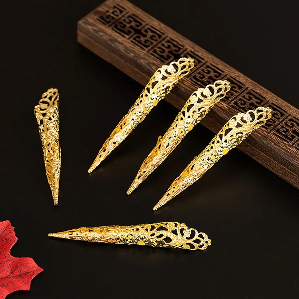 10Pcs Fashion Dance Prop Belly Dance Finger Jewelry Dance False Nail Finger Nail Tip False Nail