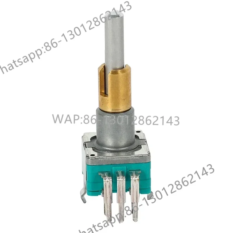 8X EC11EBB24C03 Dual Axis Encoder With Switch 30 Positioning Number 15 Pulse Point Handle 25Mm