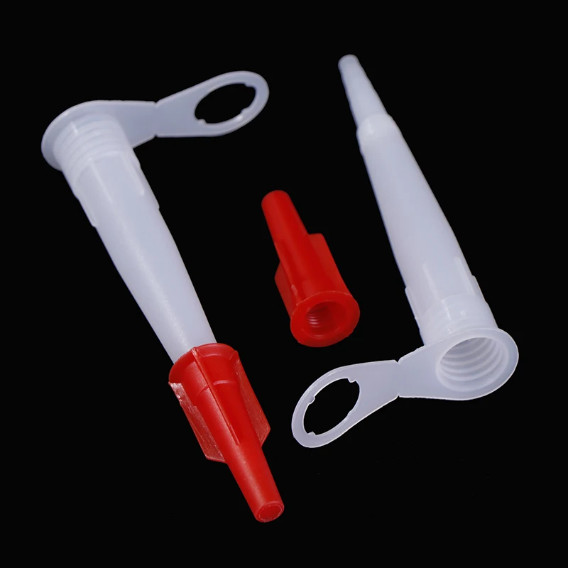 10PCS Silicone Head Cover Sealing Head Caulking Nozzle Pack Silicone Tube Nozzle Cap Re-Sealable Mastic Screw Cover Replace