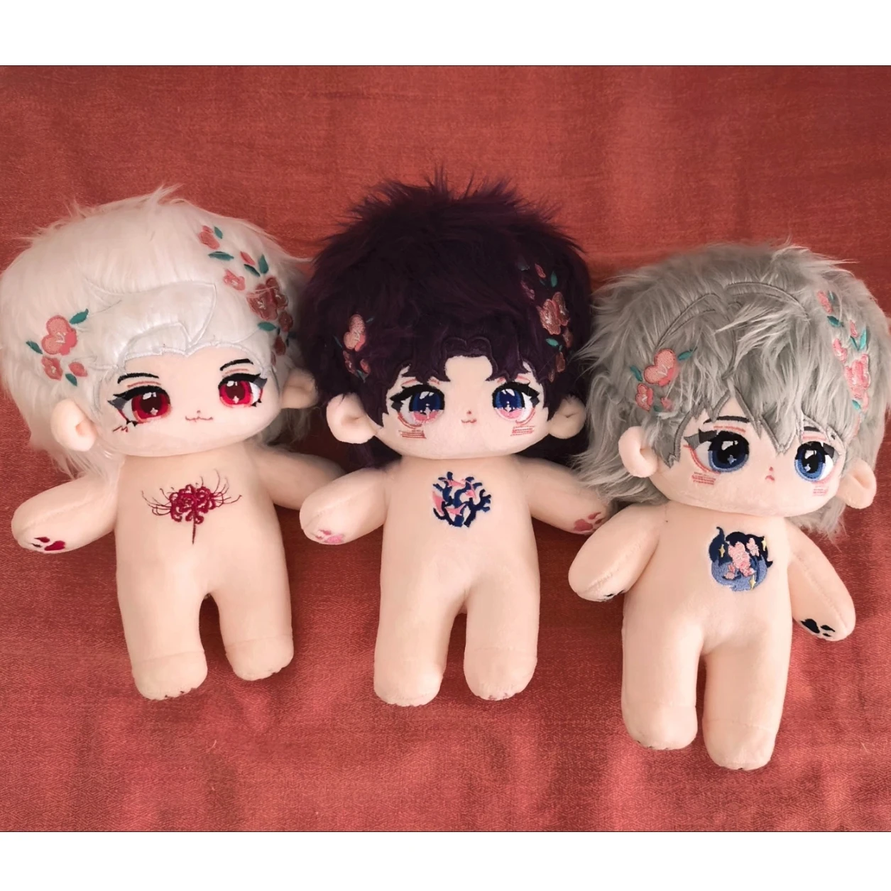 Stuffed 20cm Doll Love and Deepspace Caleb Xavier Rafayel Zayne Sylus Anime Figure Cosplay Dress Up Doll Kawaii Toy Birthday
