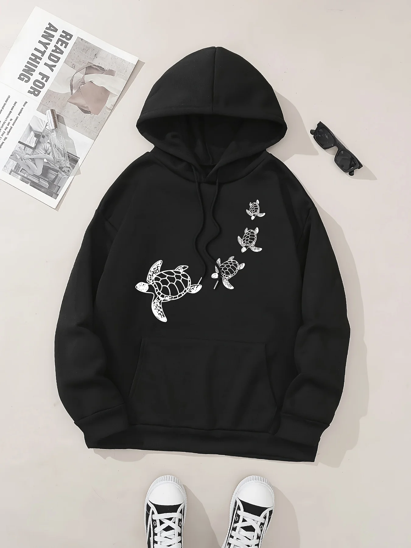Bedrucktes Oberteil für Herren und Damen in Übergröße, locker lässig, weich, bequem und atmungsaktiv, lockerer Pullover-Hoodie für Outdoor-Sportarten