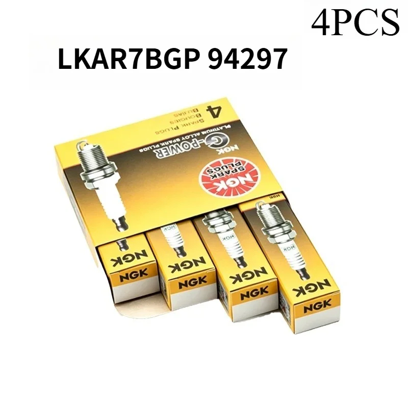 NGK Platinum Spark Plugs LKAR7BGP 94297 4Pcs Fit For Mazda CX-3 CX-4 Axela