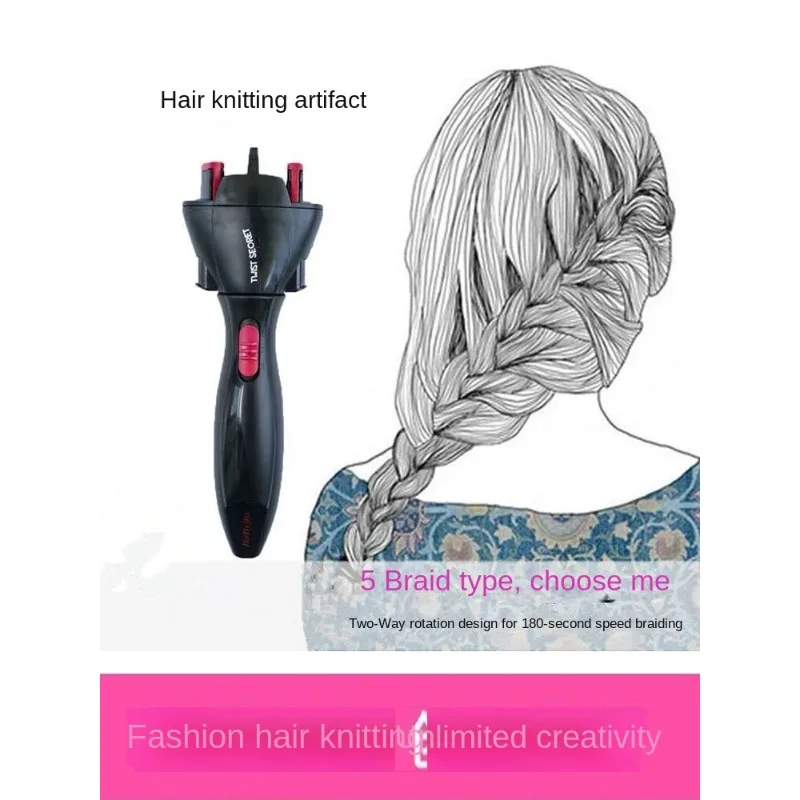 

Hair Braiding Magic Tools for Women Children Electric Braid Machine for Girls Fried Dough Twists Braid Hair Binding Tool