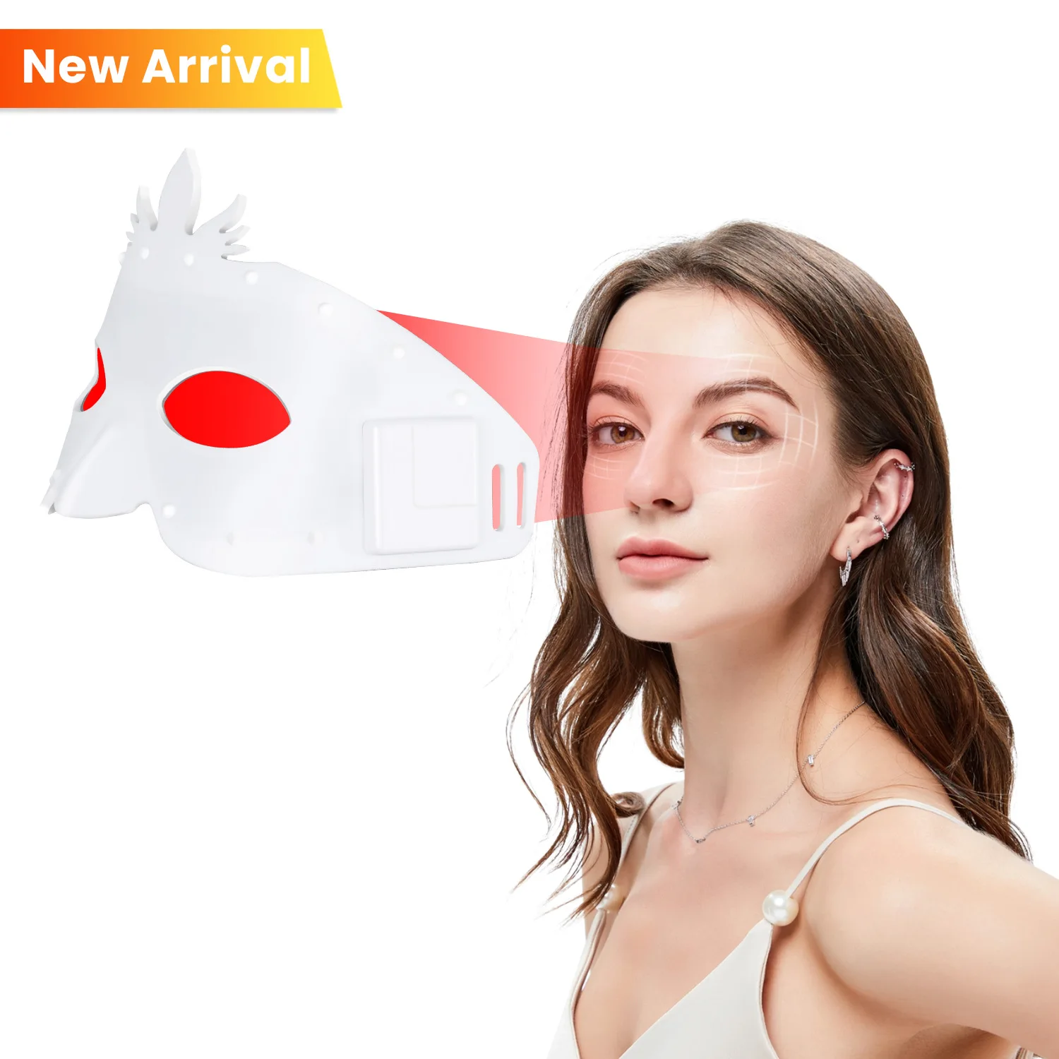 LED Red Light Beauty Eye Protection Instrument EMS Eye Red Light Massager To Dilute Dark Circles and Wrinkles Eye Instrument