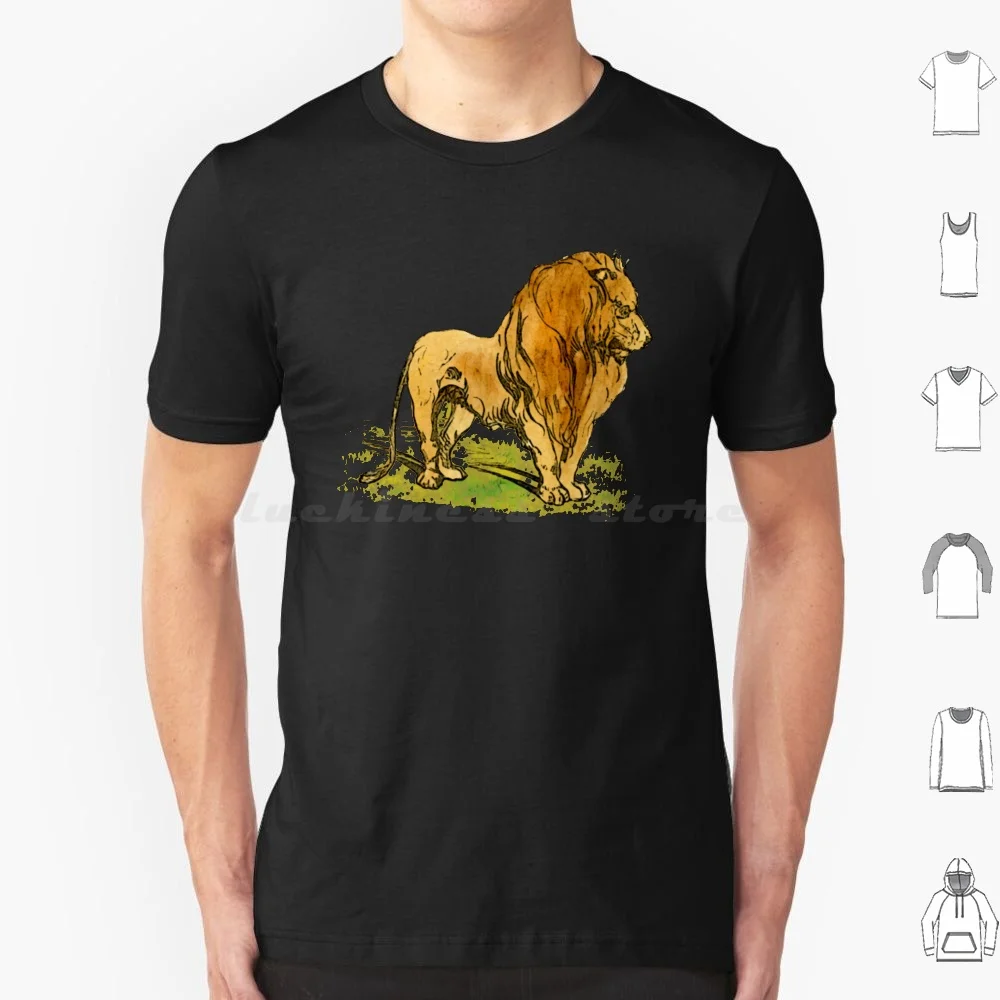 King Lion T Shirt Cotton Men Women DIY Print Slow Loris Loris Slow Loris Animal Animals Slow Loris Baby Animal Slow Loris