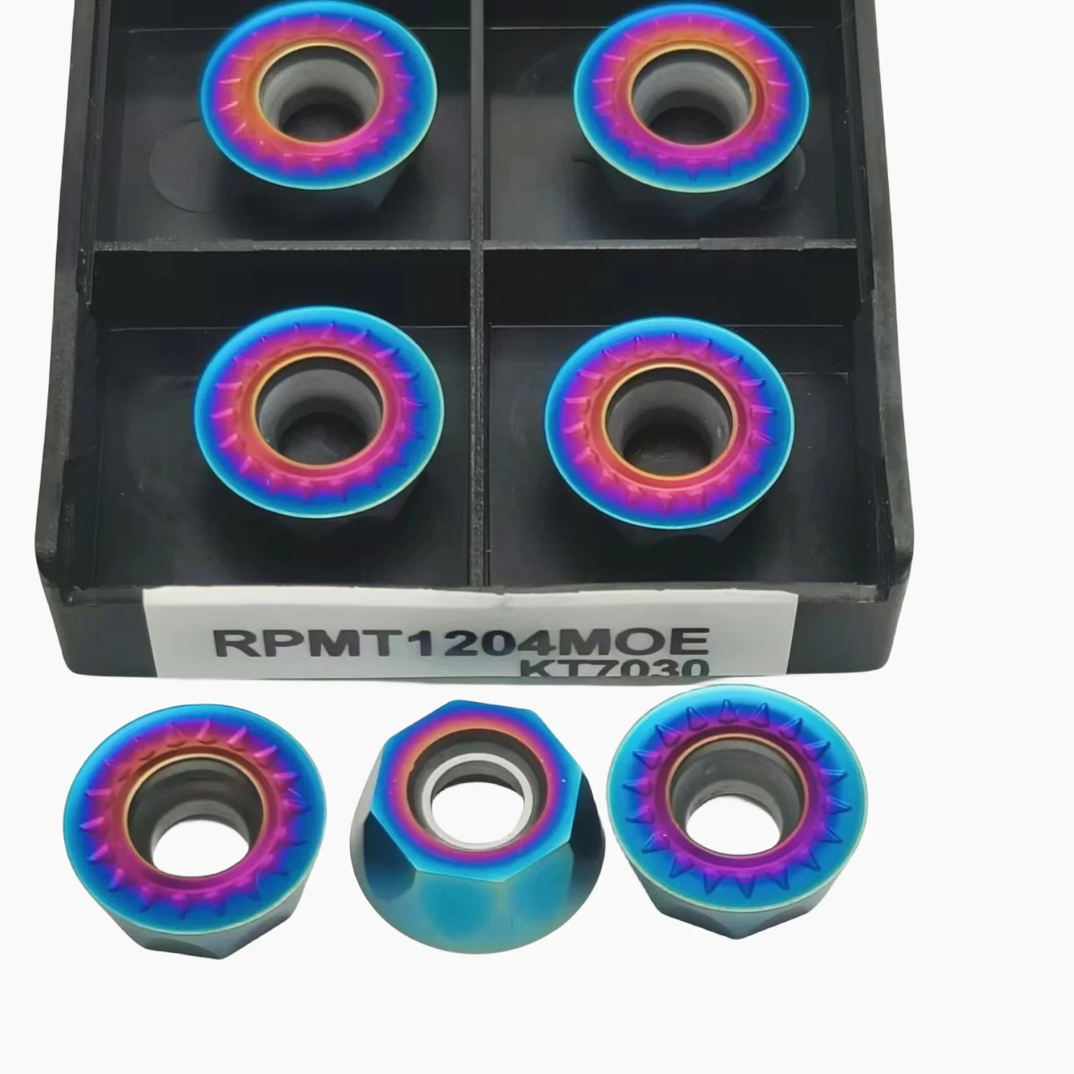 Hochharte Spezialfräseinsätze für gehärteten Stahl APMT1135 APMT1604 R5 R6 Nano Blue Hartmetalleinsätze – Detail 5