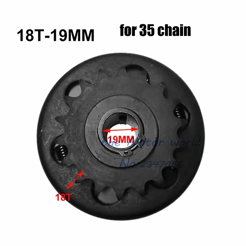 10/11/12/13/18 Tooth 420/428/35 Chain 16/19/20mm Centrifugal Automatic Clutch For GO Fun Minibike  Kart  Drive Sprocket