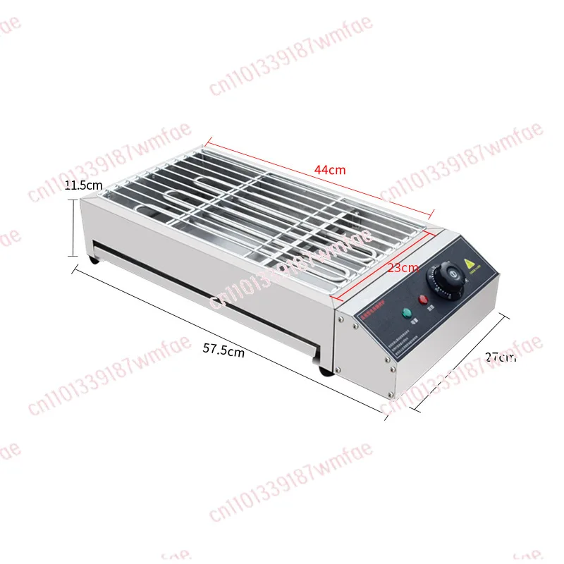 Commercial & Household Smokeless Indoor Electric Grill - Stainless Steel Multi-Functional for Mutton，Gluten-Free Cooking
