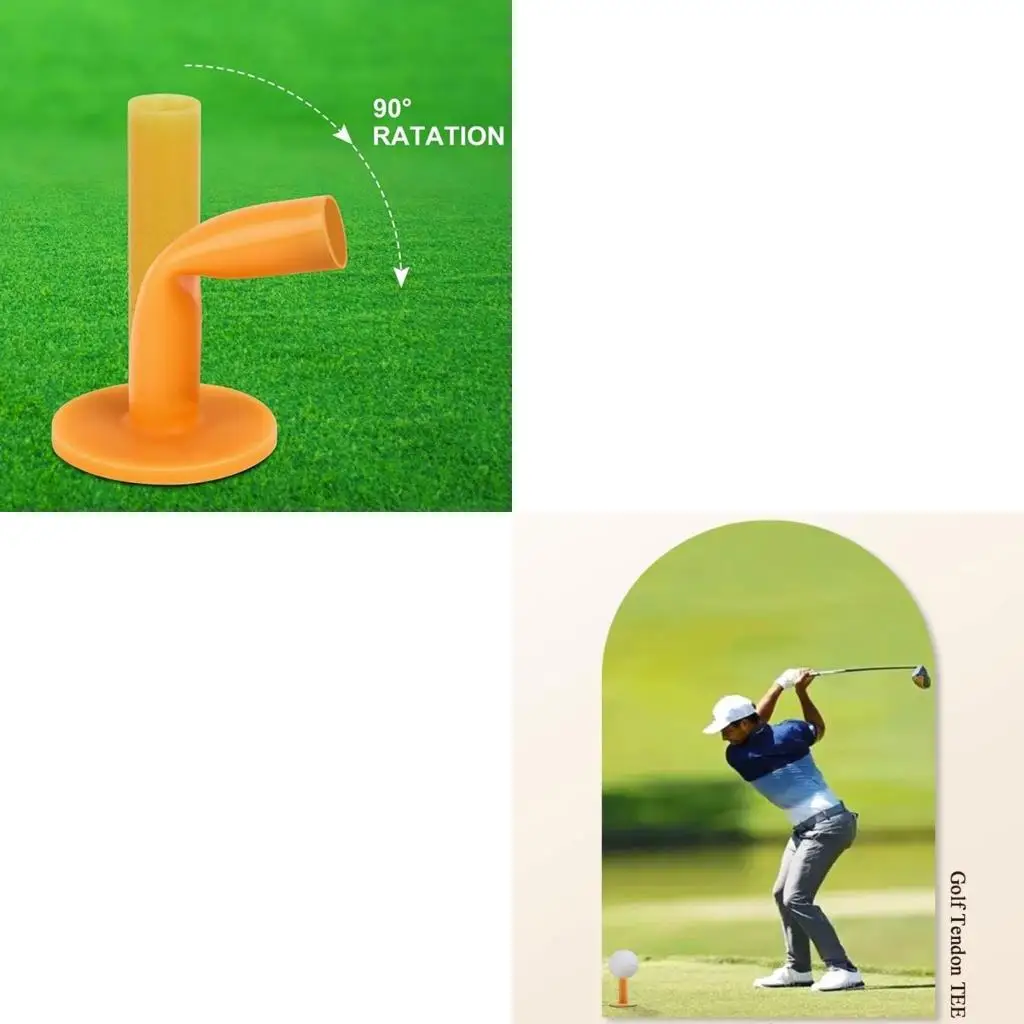 Q39E Golfing Tees Holder for Practice Mat Indoor Outdoor Use 7 Size 35mm-80mm
