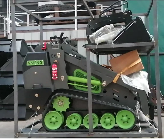 الصين VMENG KS1000 1500 كجم جرافة مسار صغيرة جديدة انزلاقية التوجيه للبيع