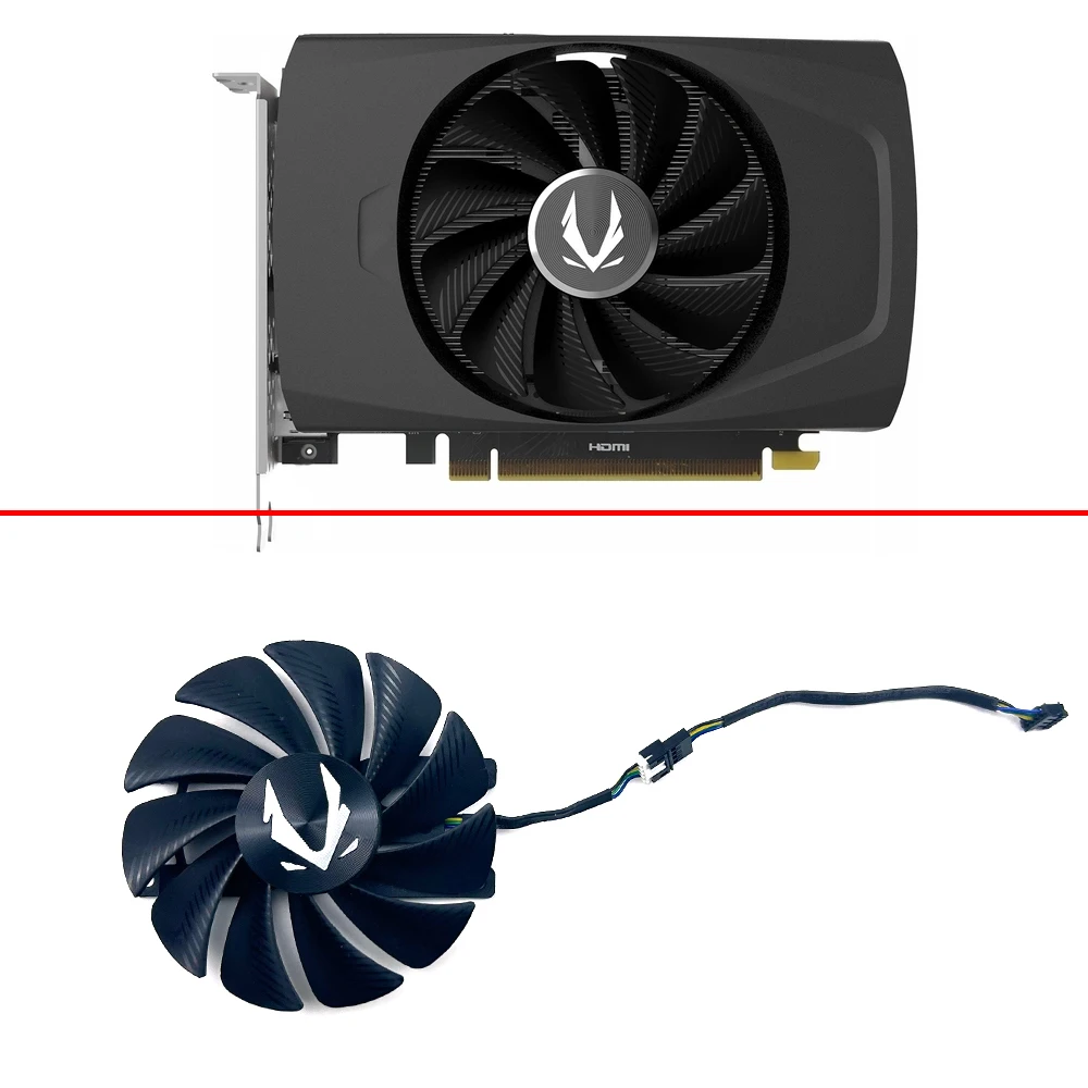 

Cooling Fan 88mm 4pin GA92S2U RTX4060 ITX GPU FANS For ZOTAC GeForce RTX 4060-8GB SOLO video card fan