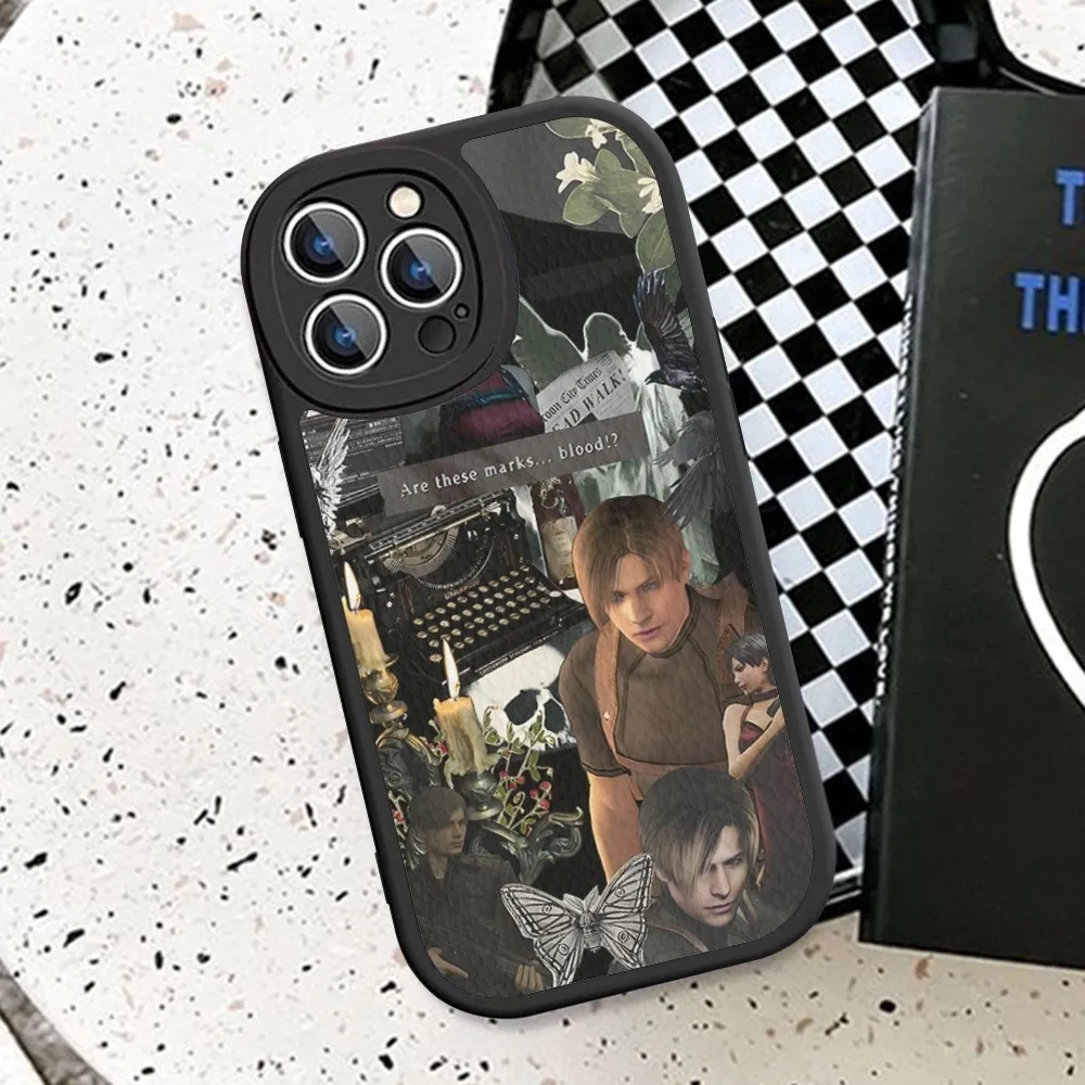 Video Game Resident Evil Phone Case Hard Leather For iPhone 14 13 12 Mini 11 14 Pro Max Xs X Xr 7 8 Plus Fundas