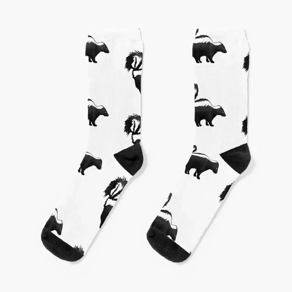 

Skunk Animal Socks fashionable aesthetic cool custom Socks Female Men's