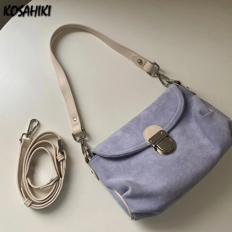 2024 New Fashion All Match borse a tracolla dolci borse eleganti Chic coreane donne giapponesi Y2k Office Lady Underarm Bag Trendy