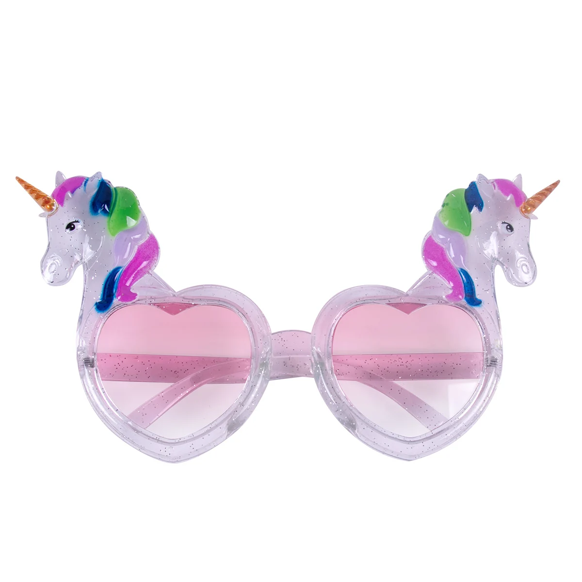 1 szt. Jednorożec okulary przeciwsłoneczne na imprezę jednorożec impreza tematyczna rekwizyt do zdjęcia dla dzieci dziewczyny 1. urodziny dekoracja na baby shower artykuły upominkowe