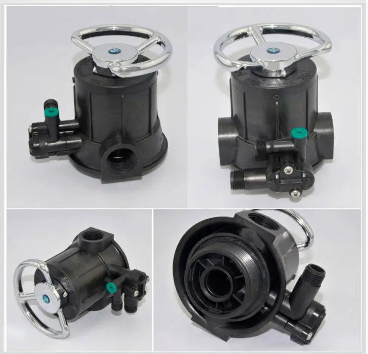 Manual valve Multi-channel control valve Front and back flushing Multi-media flow type water treatment control