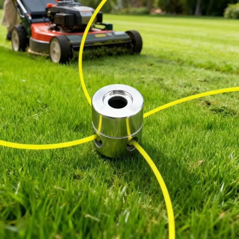 

Cylindrical Shape Grass Trimmer Head Aluminum Lightweight Strimmer Electric Trimmer Parts Wear-resistant Garden Tools Garden