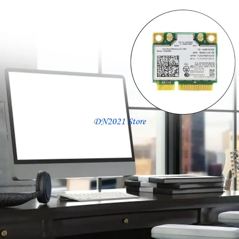 

F3KE 7260AC 7260HMW 1200M 2,4-5G Двойной гигабит-внутренней беспроводной сетевой карты