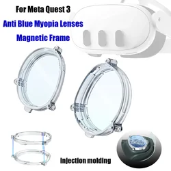 For Quest 3 Magnetic Eyeglass  Lens Myopia Anti Blue Lenses Frames Optics Lens VR protection for Meta Quest 3 Accessories