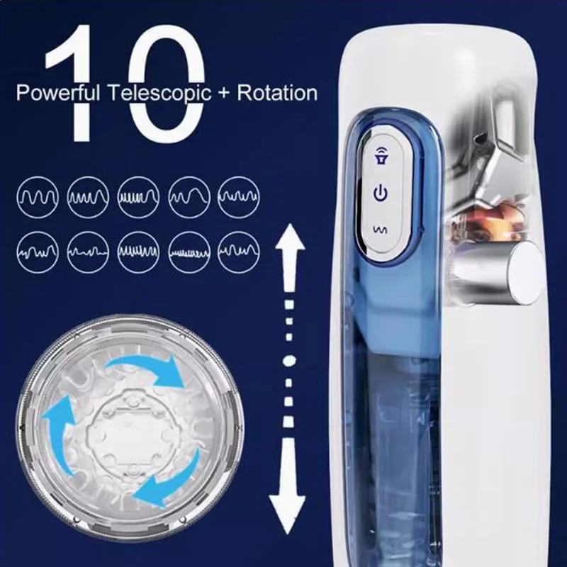 Male Masturbator Hands-Free Suction Cup Realistic Penis Stroker for Solo Play Adult Pleasure Bedroom Bathroom Male Masturbator\N #1