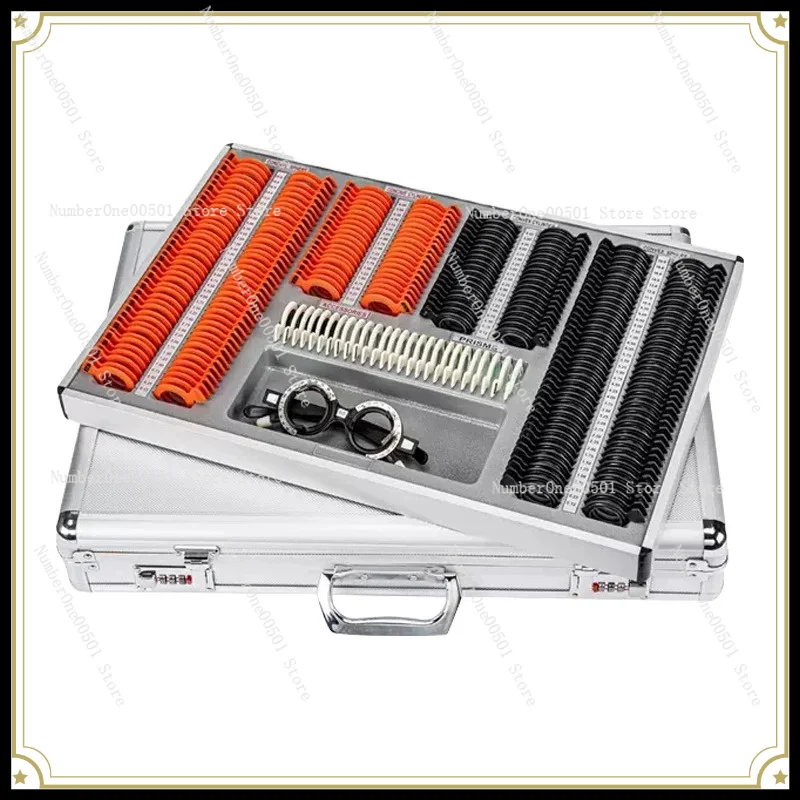 SL-266 Glasses Lens Optometry Box, Insert Box Glasses Metal Optometry Film Try-on Lens Box